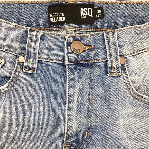 RSQ Brooklyn Relaxed Men’s Jeans 30 x 32 - Picture 8 of 13